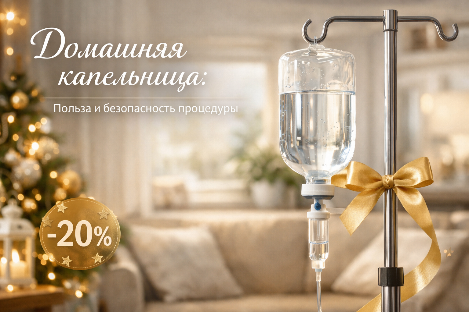 Капельница на дому: преимущества и безопасность процедуры